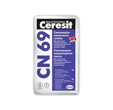 Область применения Ceresit CN69 – смесь самовыравнивающаяся