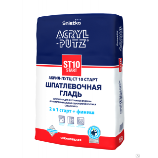 Sniezka ACRYL-PUTZ ST10 START, шпаклевка гипсовая - 