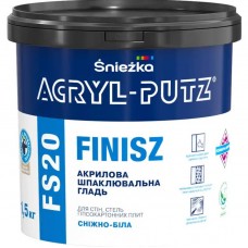 Sniezka Acryl-Putz FS20 FINISZ, Готовая финишная шпаклевка, 1,5 кг