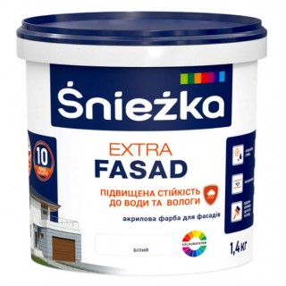 Sniezka Extra Fasad, акриловая краска 1,4 кг Sniezka Extra Fasad, акриловая краска 1,4 кг