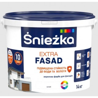 Sniezka Extra Fasad, акрилова фарба 10 л Sniezka Extra Fasad, акрилова фарба 10 л