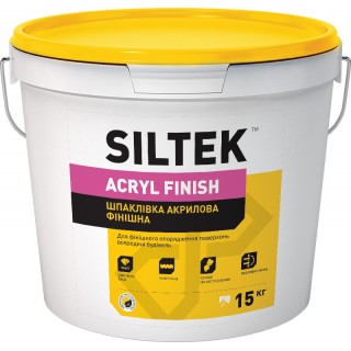 Силтек Acryl Finish 15, готова шпаклівка (1,5-3 мм), 15 кг