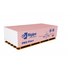 Огнестойкий гипсокартон RIGIPS PRO FIRE+ тип DF, 12,5 мм Огнестойкий гипсокартон RIGIPS PRO FIRE+ тип DF, 12,5 мм