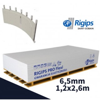 Гипсокартонная плита RIGIPS PRO Flexi тип A, 6,5 мм - 