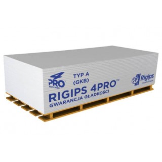Гипсокартонная плита RIGIPS 4Pro тип A (GKB), 12,5 мм - 