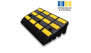 Резиновый пандус ПР-4-15, 360х600х150 мм