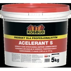 Добавка до клейових сумішей KOSBUD Acelerant S, 5кг Добавка до клейових сумішей KOSBUD Acelerant S, 5кг