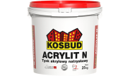 Штукатурка акриловая машинного нанесения KOSBUD ACRYLIT N, 25 кг