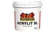 Штукатурка силиконовая KOSBUD ACRYLIT SL nano white, 25 кг