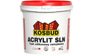 Штукатурка силиконовая машинная KOSBUD ACRYLIT SLN, 25 кг