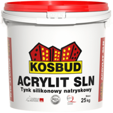Штукатурка силіконова машинна KOSBUD ACRYLIT SLN, 25 кг Штукатурка силіконова машинна KOSBUD ACRYLIT SLN, 25 кг