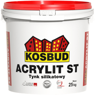 Штукатурка силикатная KOSBUD ACRYLIT SТ, барашек, 25 кг
