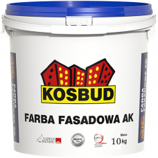 Акриловая фасадная краска KOSBUD Fasadowa AK, база, 10 кг Акриловая фасадная краска KOSBUD Fasadowa AK, база, 10 кг