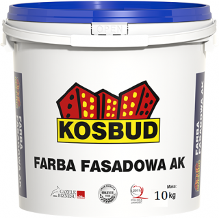 Акриловая фасадная краска KOSBUD, база светлая / тёмная, 10 кг