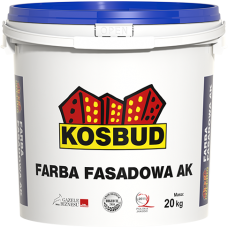 Акриловая фасадная краска KOSBUD Fasadowa AK, база, 20 кг Акриловая фасадная краска KOSBUD Fasadowa AK, база, 20 кг