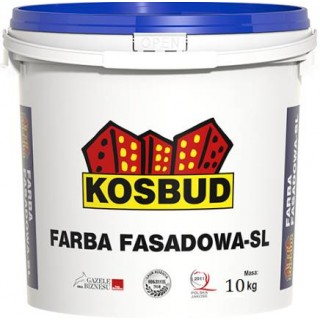 Силиконовая краска KOSBUD Fasadowa-SL, база, 10 кг