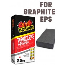 Клей для графітових ППС-плит KOSBUD TERMOLEP-S PREMIUM, 25 кг Клей для графітових ППС-плит KOSBUD TERMOLEP-S PREMIUM, 25 кг