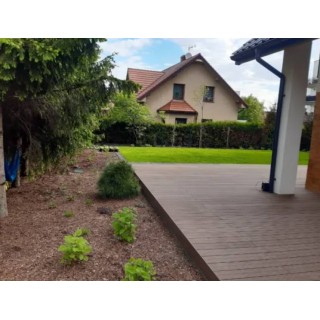 Террасная доска BergDeck Брашированная, 150х25х2400 мм (пустотелая) - 