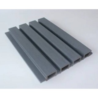 Фасадная панель, рейка Графит 3D, 219*26*2900 мм - 