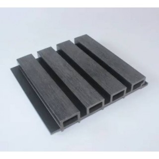 Фасадная панель, рейка Черная 3D, 219*26*2900 мм - 