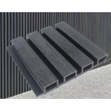 Фасадна панель - рейка Чорна 3D