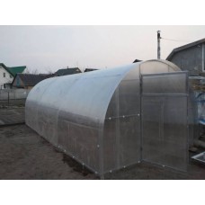 Теплица каркасная из поликарбоната (4мм) 3х8 м, высота 2,1 м Теплица каркасная из поликарбоната (4мм) 3х8 м, высота 2,1 м