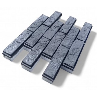 Фасадные термопанели Rocky «Старый (дикий) кирпич», 650х450 мм - 