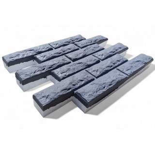 Фасадные термопанели Rocky «Рваный кирпич», 650х450 мм