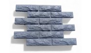 Фасадные термопанели Rocky «Рваный кирпич», 650х450 мм, 15 кг/м3