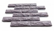 Фасадные термопанели Rocky «Рваный кирпич», 650х450 мм, 35 кг/м3