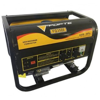 Генератор бензиновый 2.8 кВт Forte FG3500 (однофазный, AVR)