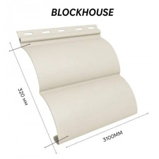 Сайдинг Alta Profil BlockHouse (БлокХаус) — Обшивка под деревянный сруб - 