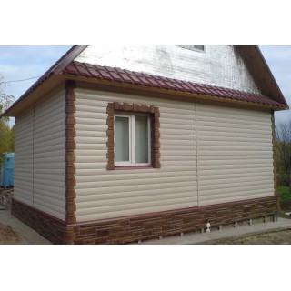 Сайдинг Alta Profil BlockHouse Slim (БлокХаус Слим) — Легкая имитация сруба - 