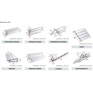 Сайдинг Alta Profil BlockHouse Slim (БлокХаус Слим) — Легкая имитация сруба - 