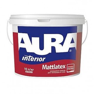 Aura Mattlatex, дисперсионная интерьерная матовая краска, 10 л