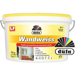 Dufa Wandweiss D1, Краска дисперсионная, 14 кг