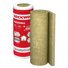 Rockwool Rockroll, базальтовая вата в рулонах, 22 кг/м3