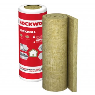 Rockwool Rockroll, базальтова вата в рулонах, 22 кг/м3