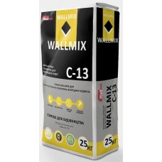 Wallmix С-13 Штукатурка цементная для внутренних работ, 25 кг