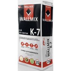 Wallmix К-7 Клей для плитки, 25 кг