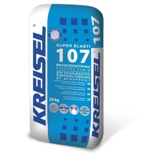 Kreisel Super Elasti 107, клей для крупноформатної плитки, 25кг