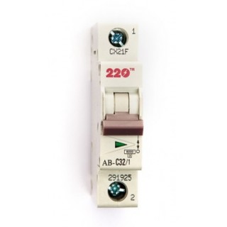 Автоматический выключатель 1Р 32А (6кА) ТМ 220