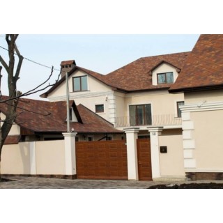 Битумная черепица Aquaizol «Акцент» цвет «Виски» - 