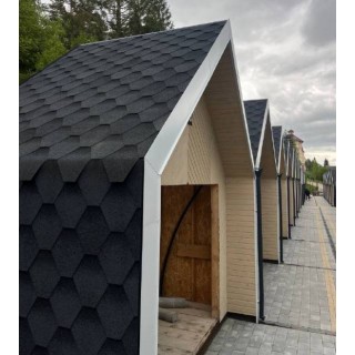 Битумная черепица Aquaizol «Мозаика» цвет «Исландский берег» - 