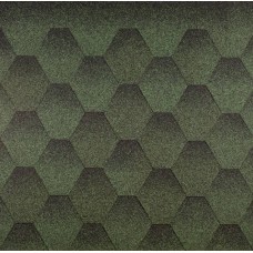 Бітумна черепиця Aquaizol, Мозаїка - Зелена Еко Бітумна черепиця Aquaizol, Мозаїка - Зелена Еко