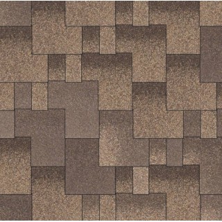 Битумная черепица Aquaizol «Акцент» цвет «Мехико»