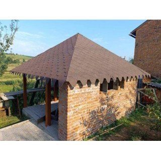 Битумная черепица Aquaizol «Мозаика» цвет «Корсика» - 