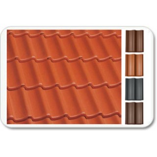 Цементно-песчаная черепица Braas «Дабл S» с покрытием Cisar - 