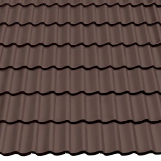 Цементно-песчаная черепица Braas «Дабл S» с покрытием Cisar - 