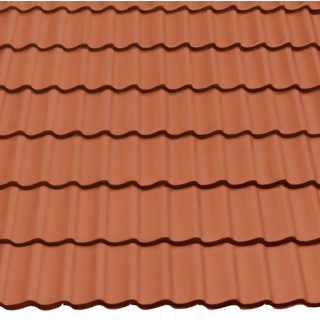 Цементно-песчаная черепица Braas «Дабл S» с покрытием Cisar